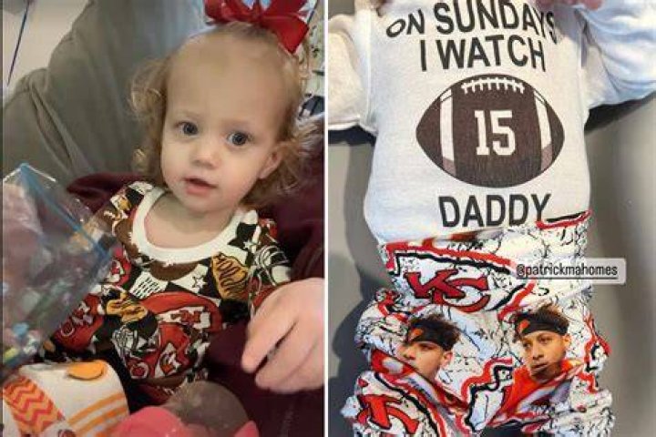 
Brittany Mahomes Shares Bronze’s Game Day Outfit as Sterling Practices Throwing ‘Like Her Dada’ 