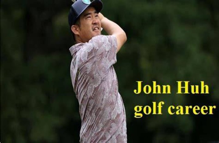 
Golfer John Huh Celebrates Ranking Second At Wyndham PGA With Wife Sook And Family 