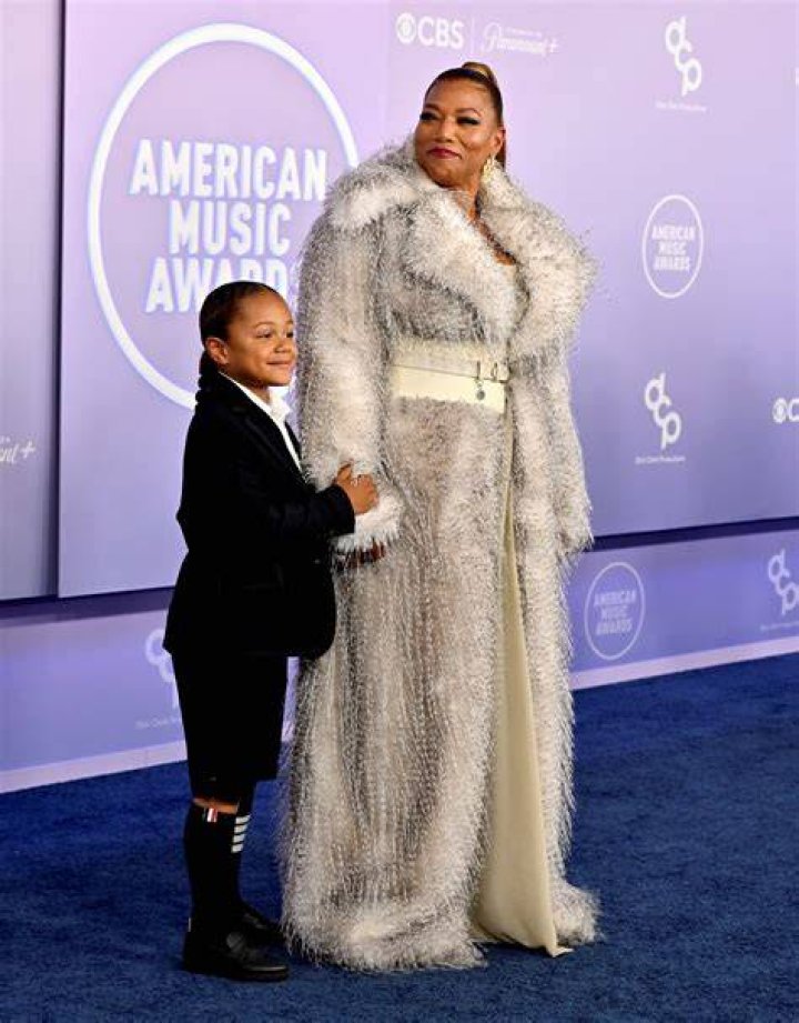 Queen Latifah Partner Eboni Nichols And Son Rebel