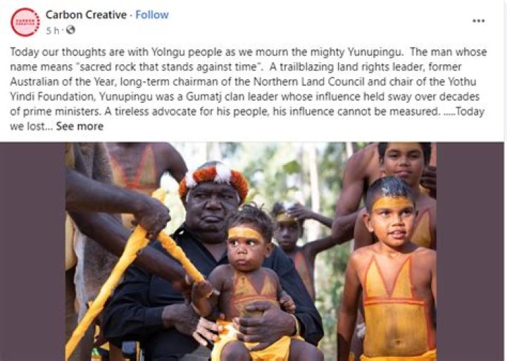 
Yunupingu Death And Obituary: How Did Yolŋu Leader And Campaigner Die? 